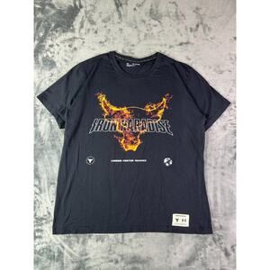 Under‎ Armour Project Rock Iron Paradise Graphic Tee XXL Black Bull Logo